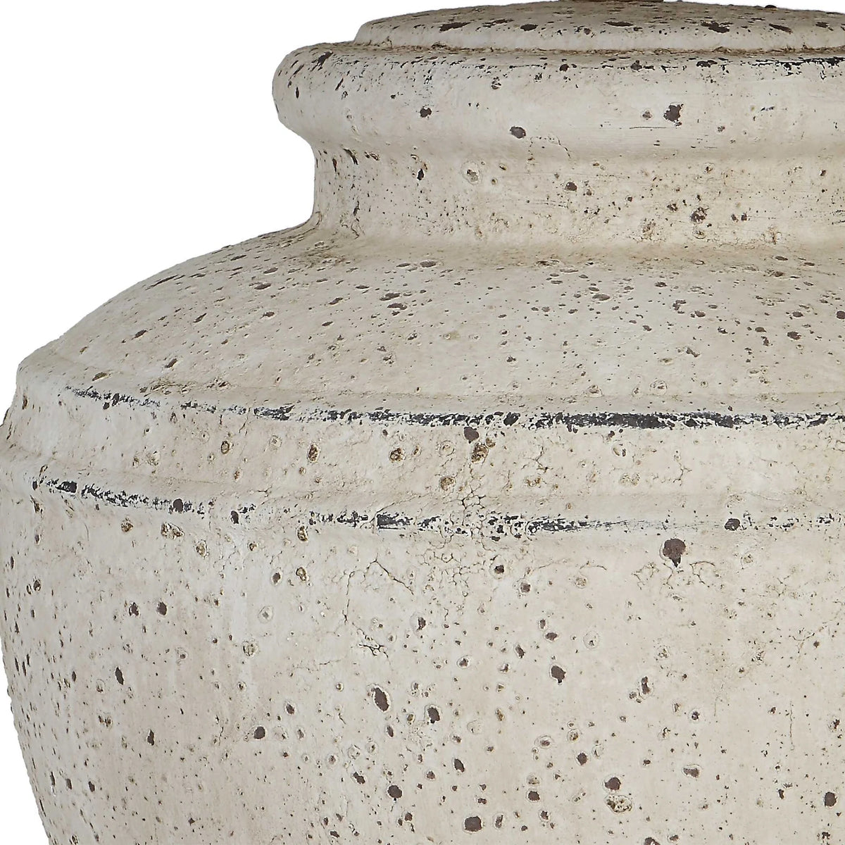 Aged Stone Table Lamp