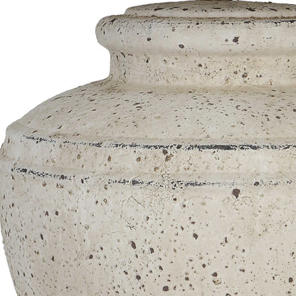 Aged Stone Table Lamp