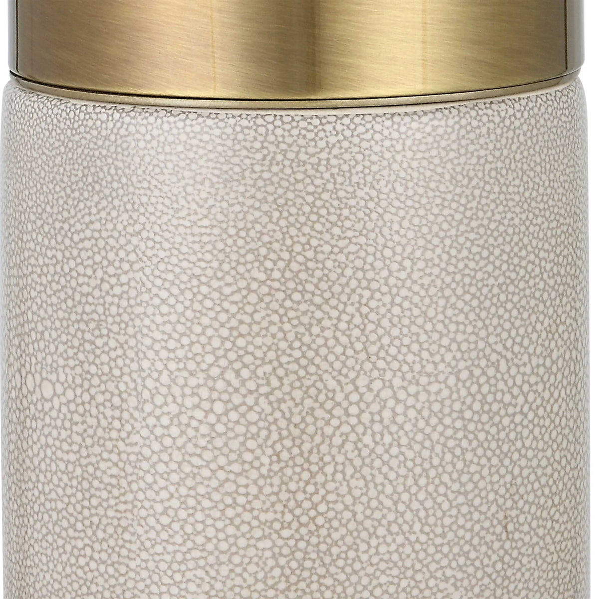 Ivory & Brass Table Lamp