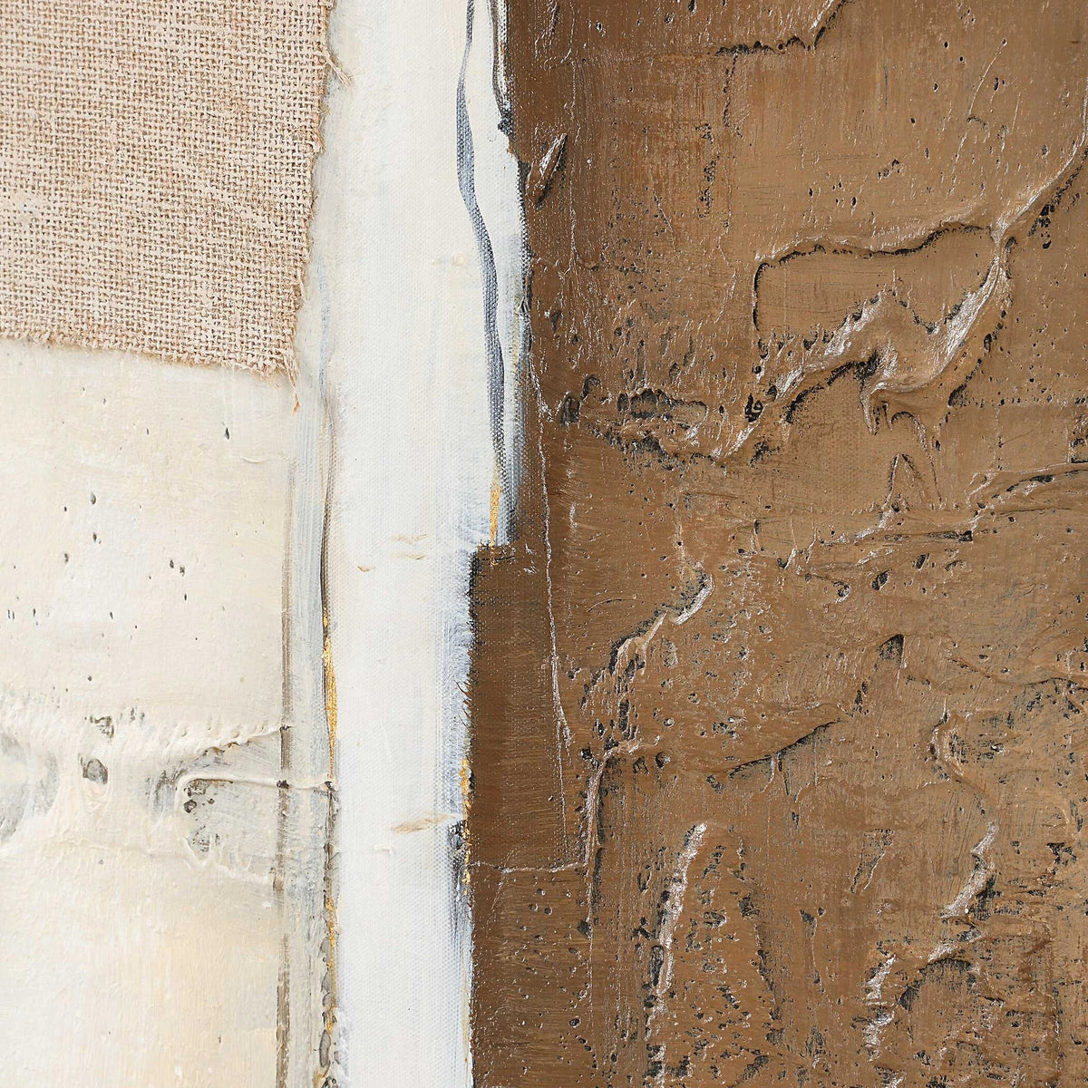Abstract Mixed Media Canvas