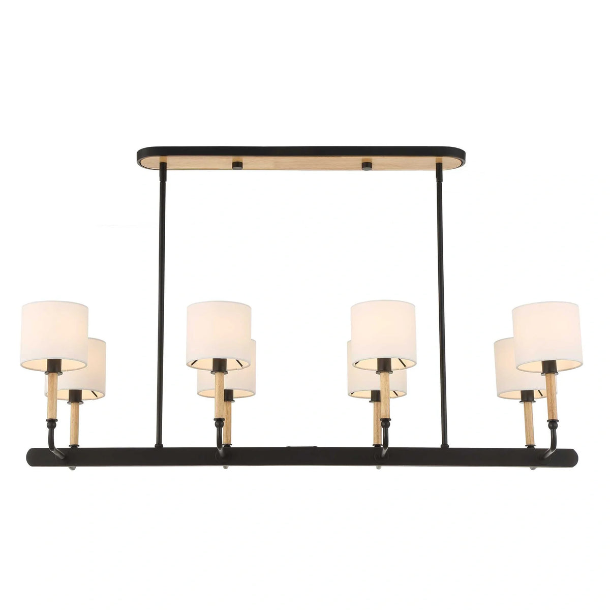 Wood & Iron Linear Pendant