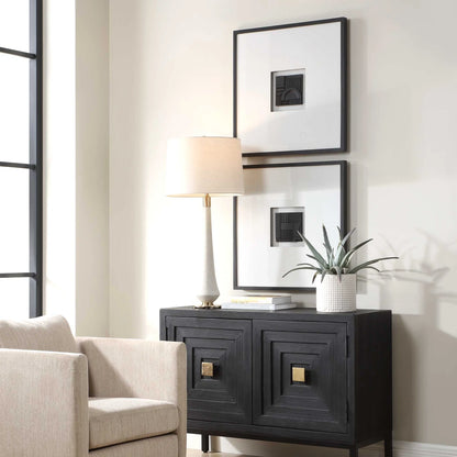 Architectural Shadow Boxes, Set of 2