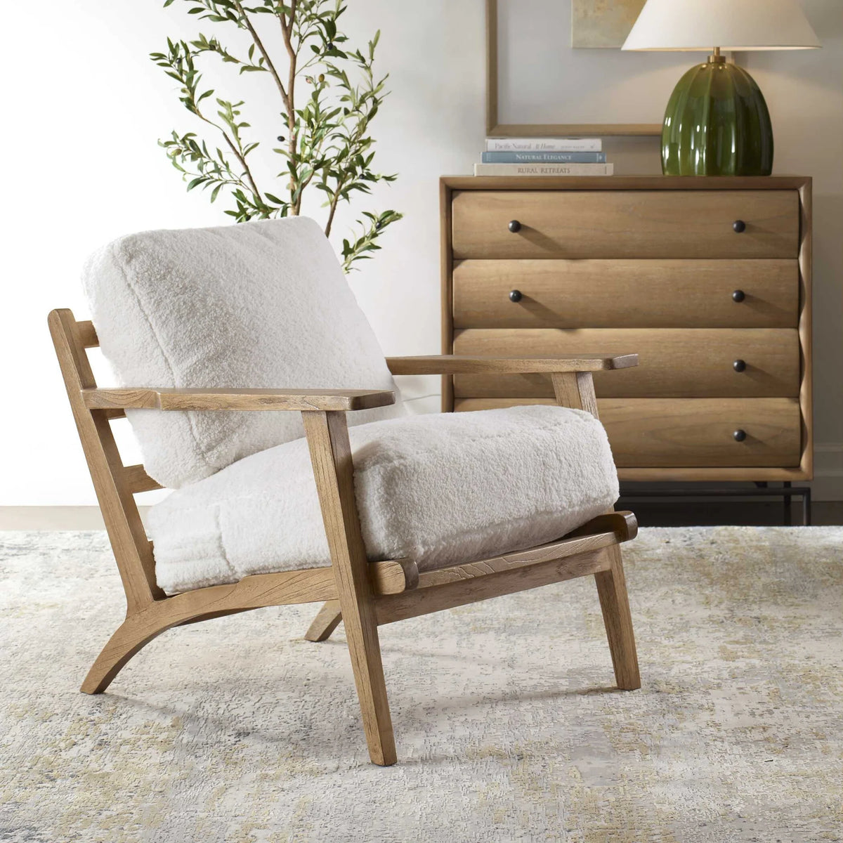 Sheepskin Accent Chair