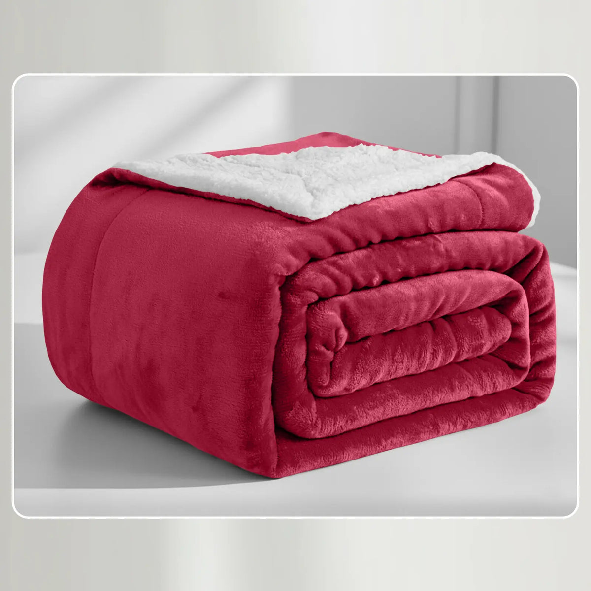 Soft Sherpa Fleece Throw Blankets - Dual-Layer Design with 230 GSM Fleece, 180 GSM Sherpa for Lightweight Warmth, Ideal for Relaxing Nights