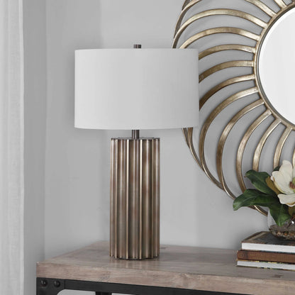 Gun Metal Table Lamp