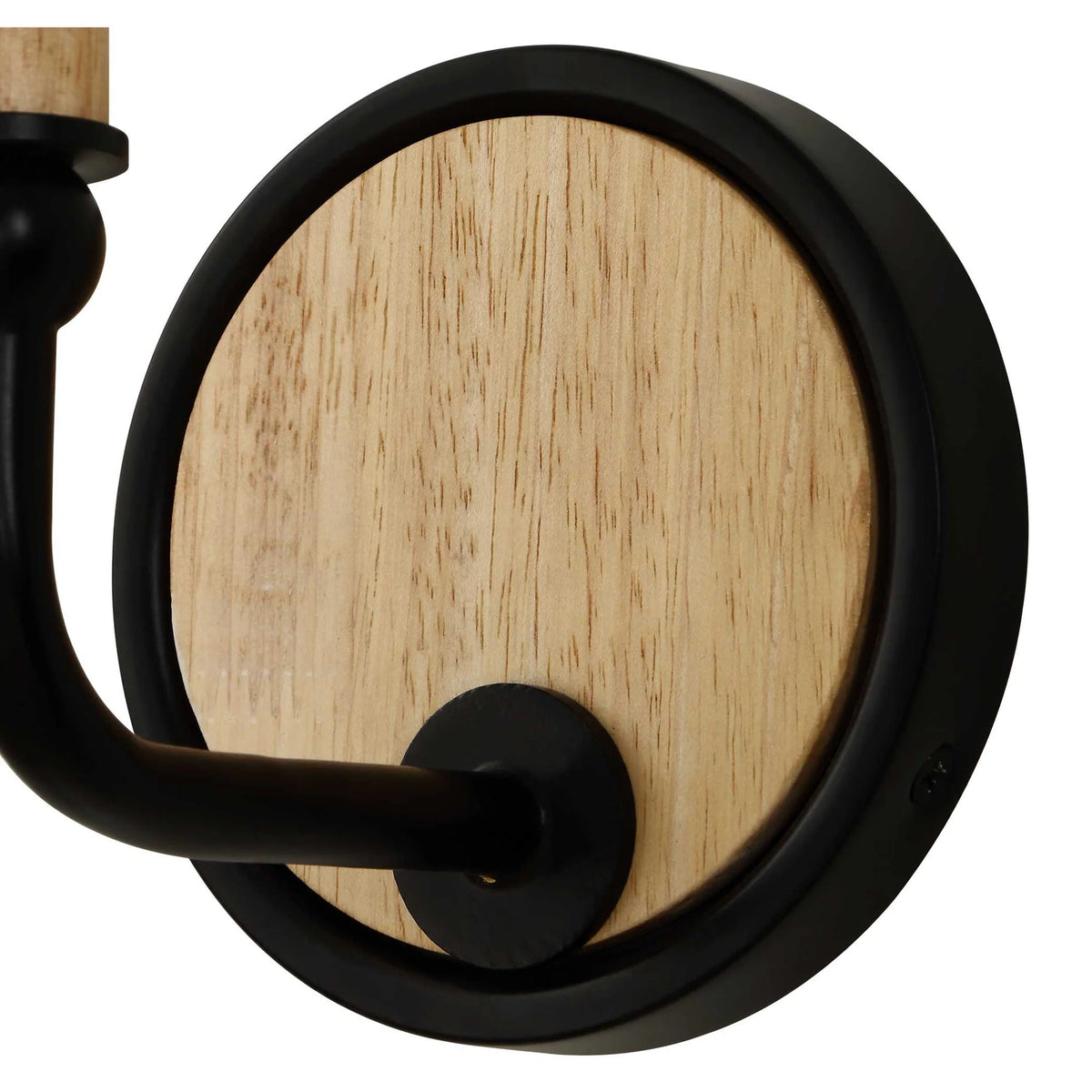 Wood & Iron Sconce