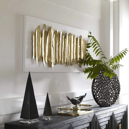 Gold Metal Wall Decor