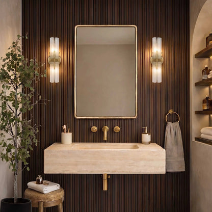 Indoor-Outdoor Brass Mirror