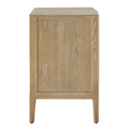 Natural Wood Side Table