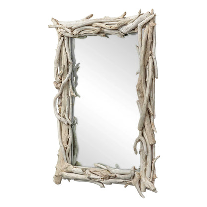 Natural Teak Root Mirror