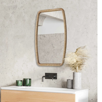 Rattan Mirror