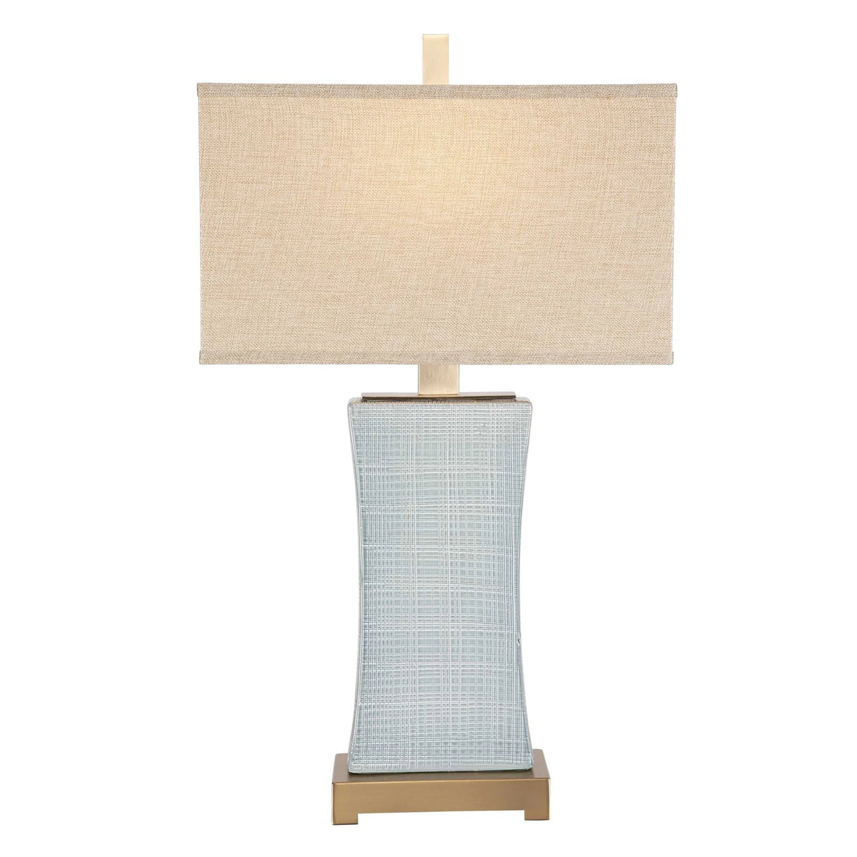 Blue Gray Table Lamp