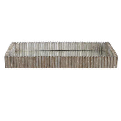Silver Mirrored Tray