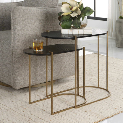 Wood Nesting Tables Set/2