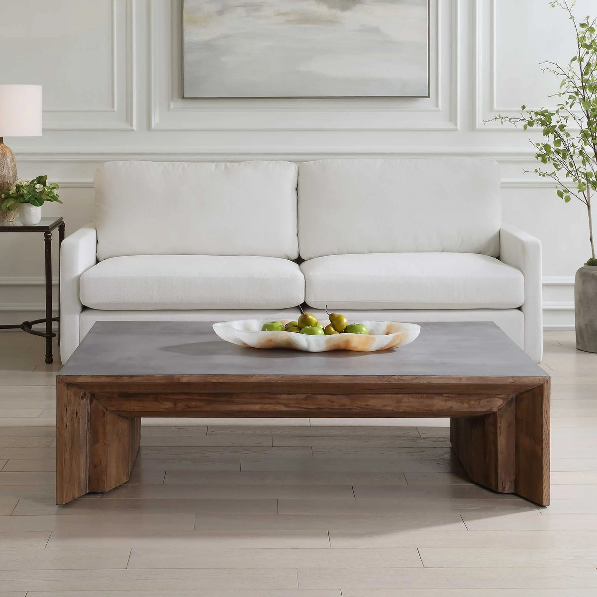 Gray Elm Coffee Table