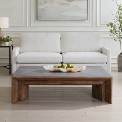 Gray Elm Coffee Table