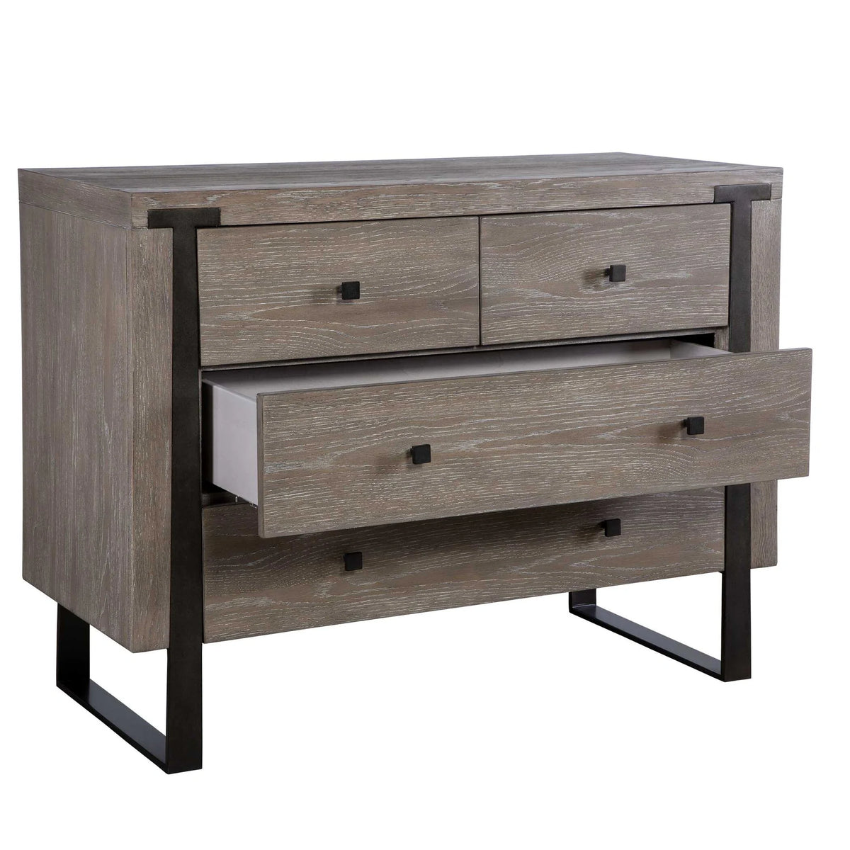 Oak Veneer Accent Chest