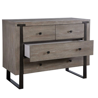 Oak Veneer Accent Chest