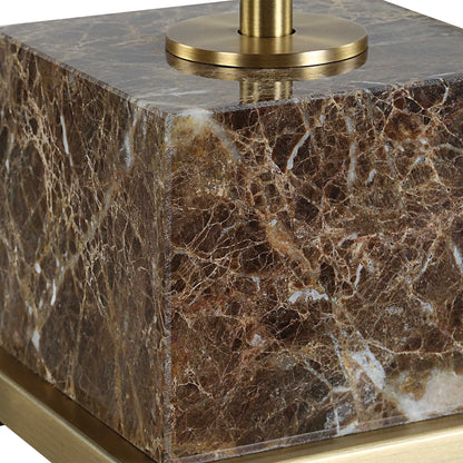 Thin Brass Table Lamp