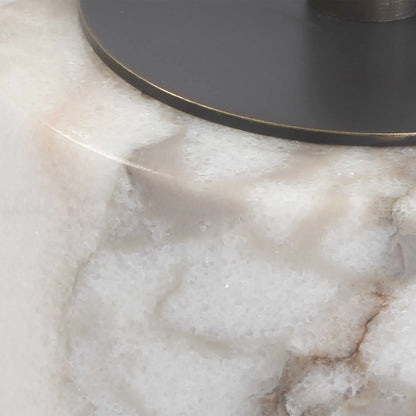 White Marble Drink Table