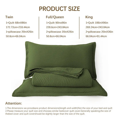 Xaking Solid Comforter Set | Ultrasonic Quilted Lightweight All-Season Bedding with Pillowcases | Six Colours, Twin to King