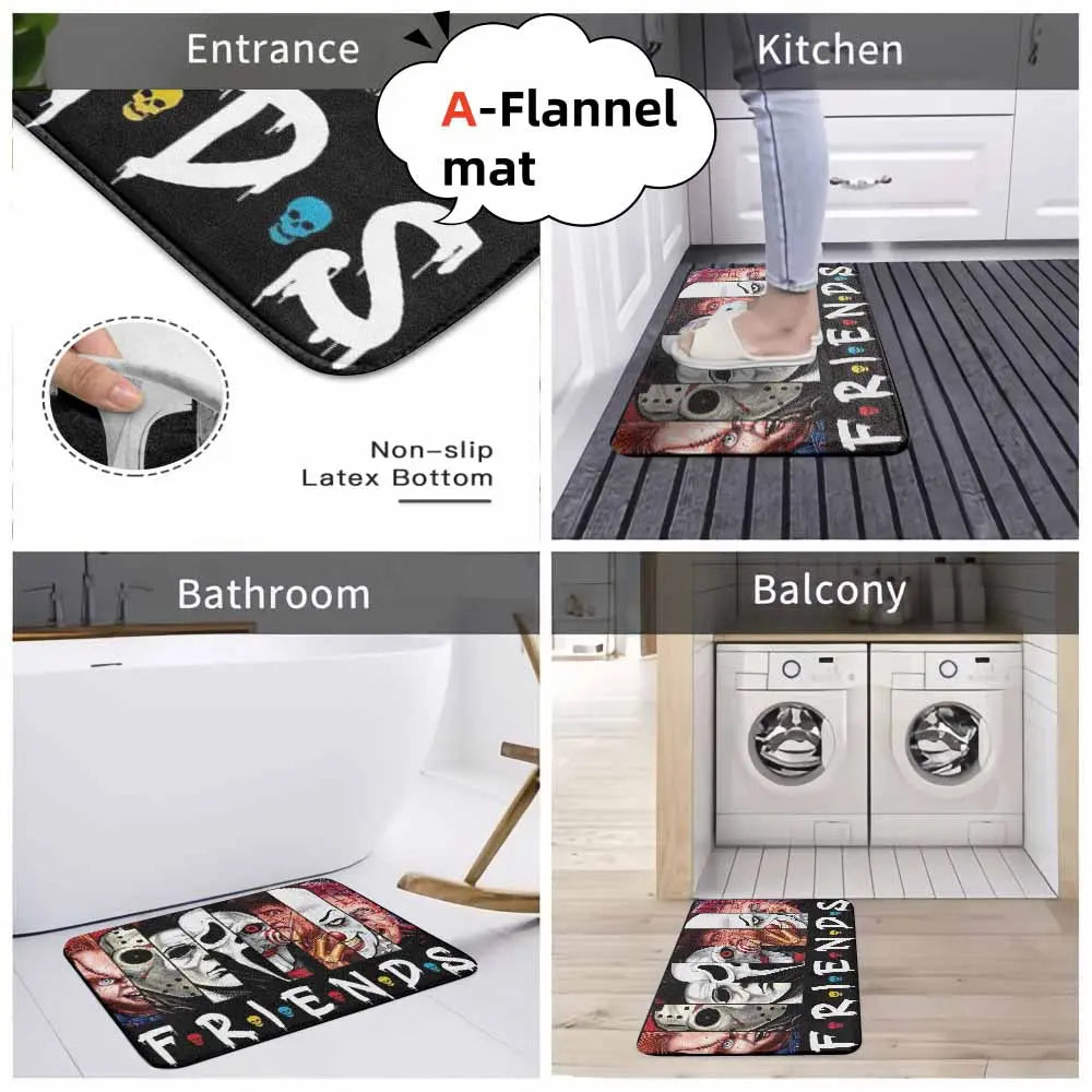 Horror Movie Characters Indoor Area Rug