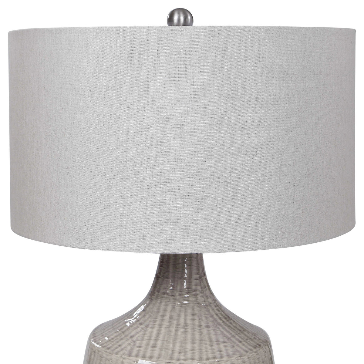 Light Gray Ceramic Table Lamp