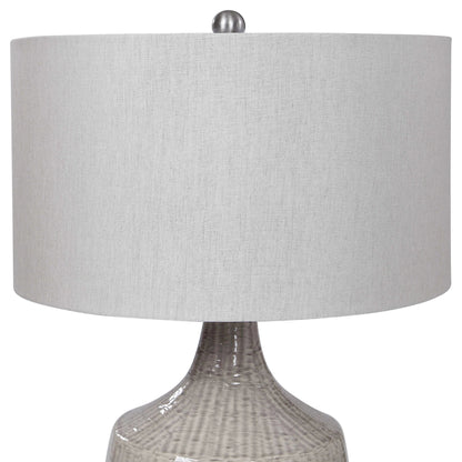 Light Gray Ceramic Table Lamp