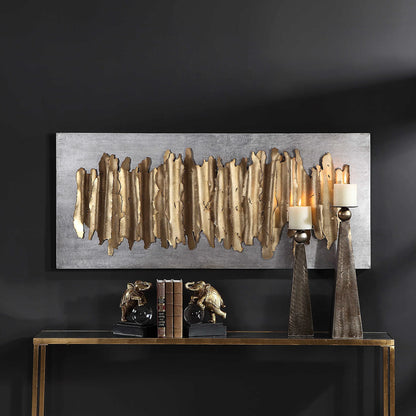 Gold Metal Wall Decor