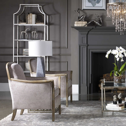 Charcoal Gray Table Lamp