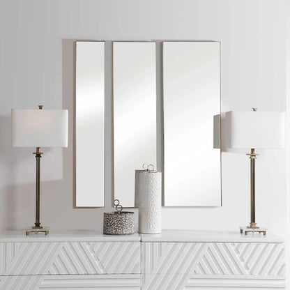 Gold Mirrors, Set of 3