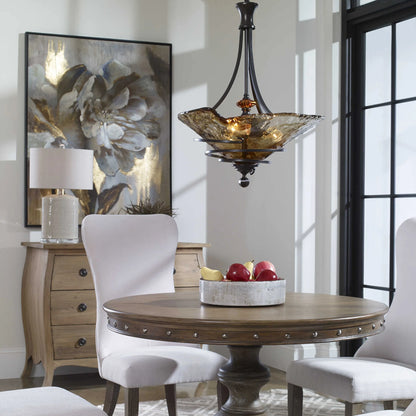 3 Light Oil Rubbed Bronze Pendant
