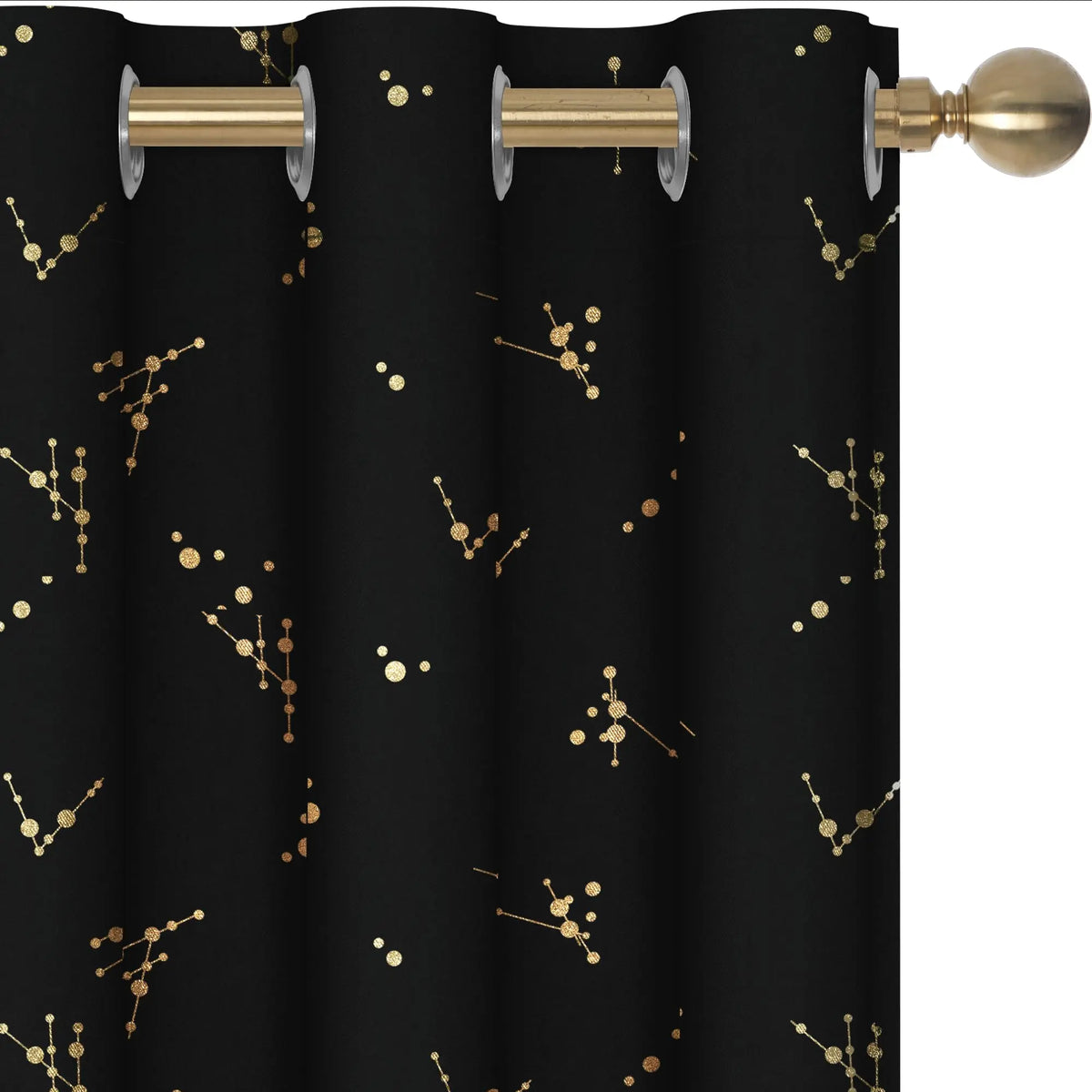 Blackout Curtain Panels | 100% Polyester, Thermal Insulated, Grommet Top | Wide Size Range, Set of 2