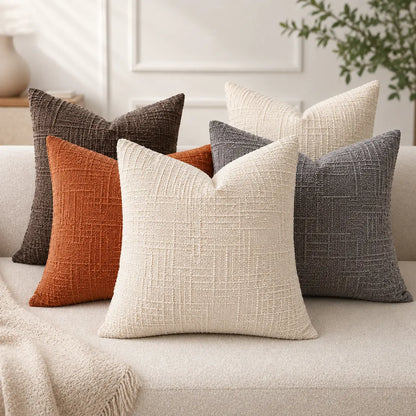 18x18 Soft Chenille Cushion Covers