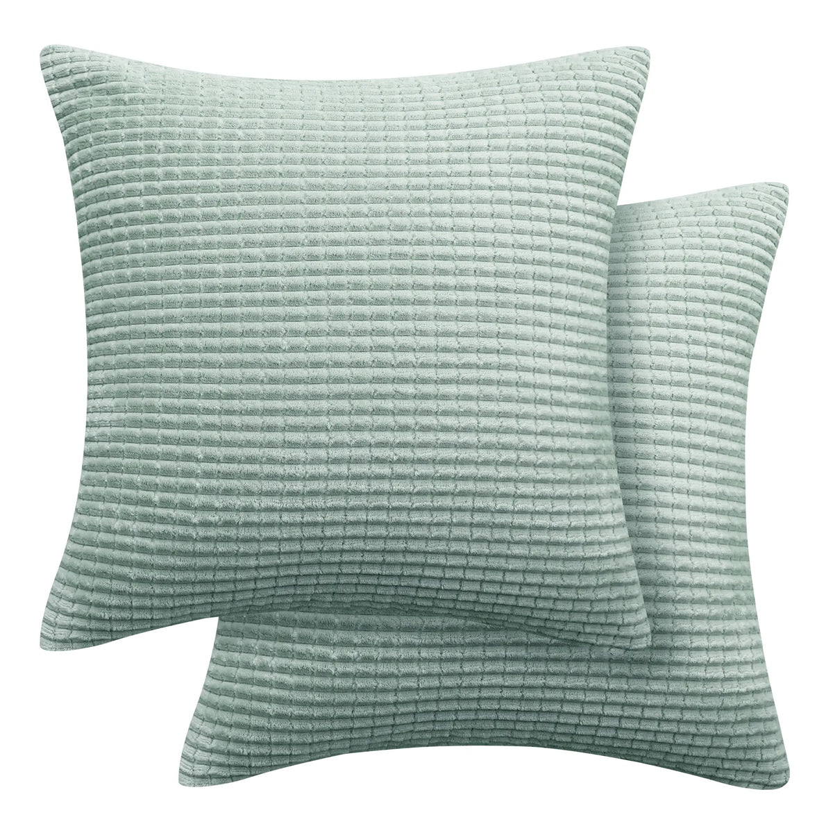 Elevate Your Home Decor with Deconovo's Luxurious Corduroy Stripe Throw Pillow Covers - Set of 2