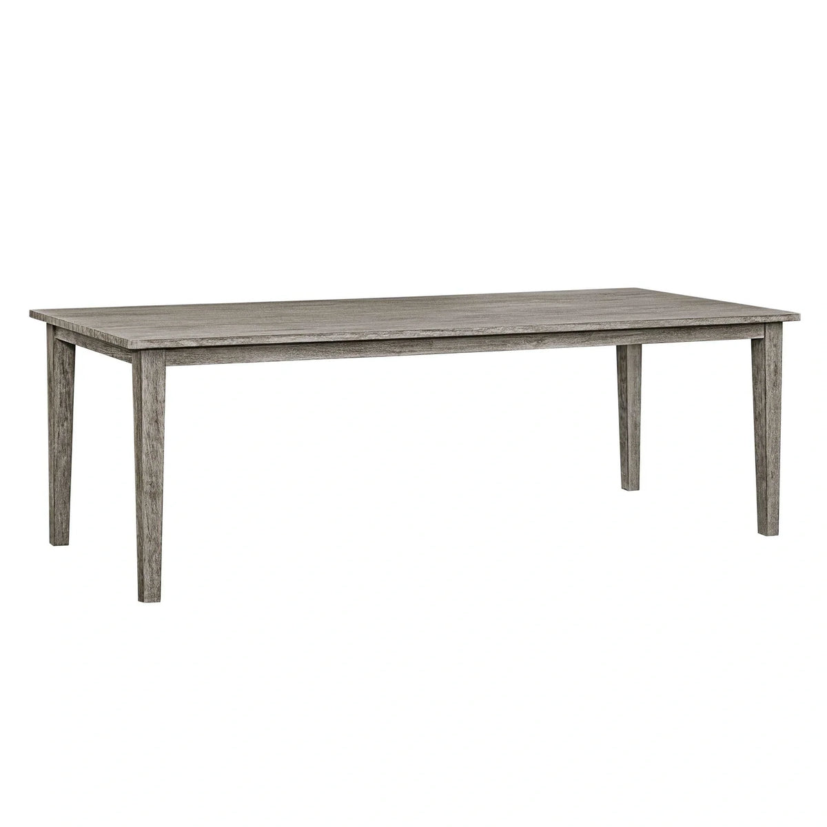 Weathered Mahogany Outdoor Dining Table