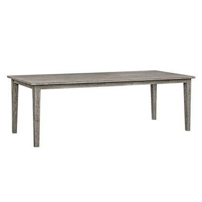 Weathered Mahogany Outdoor Dining Table