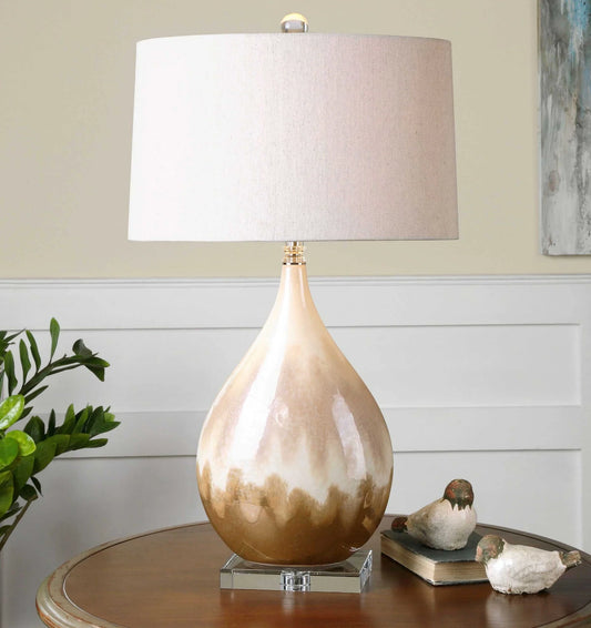 Glazed Ceramic Table Lamp