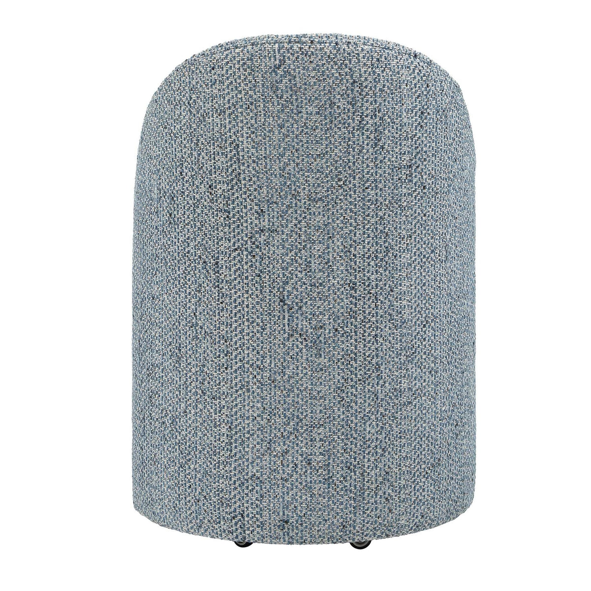 Denim Rolling Dining Chair