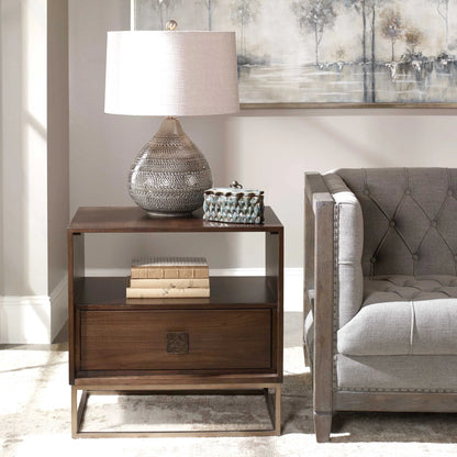 Walnut Side Table