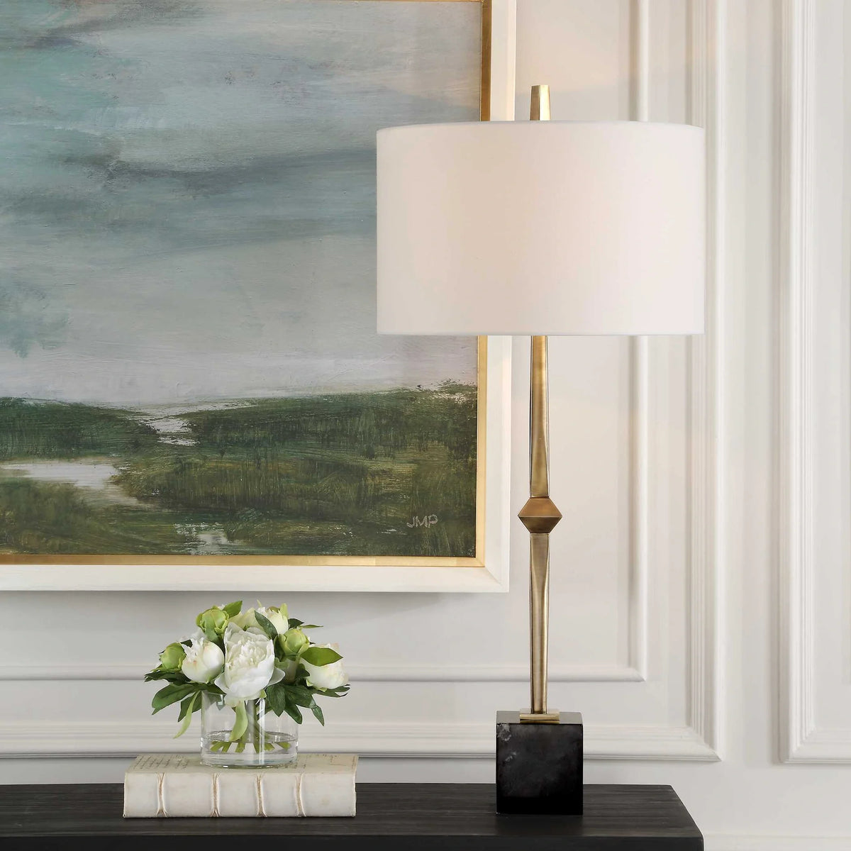 Antique Brass Table Lamp