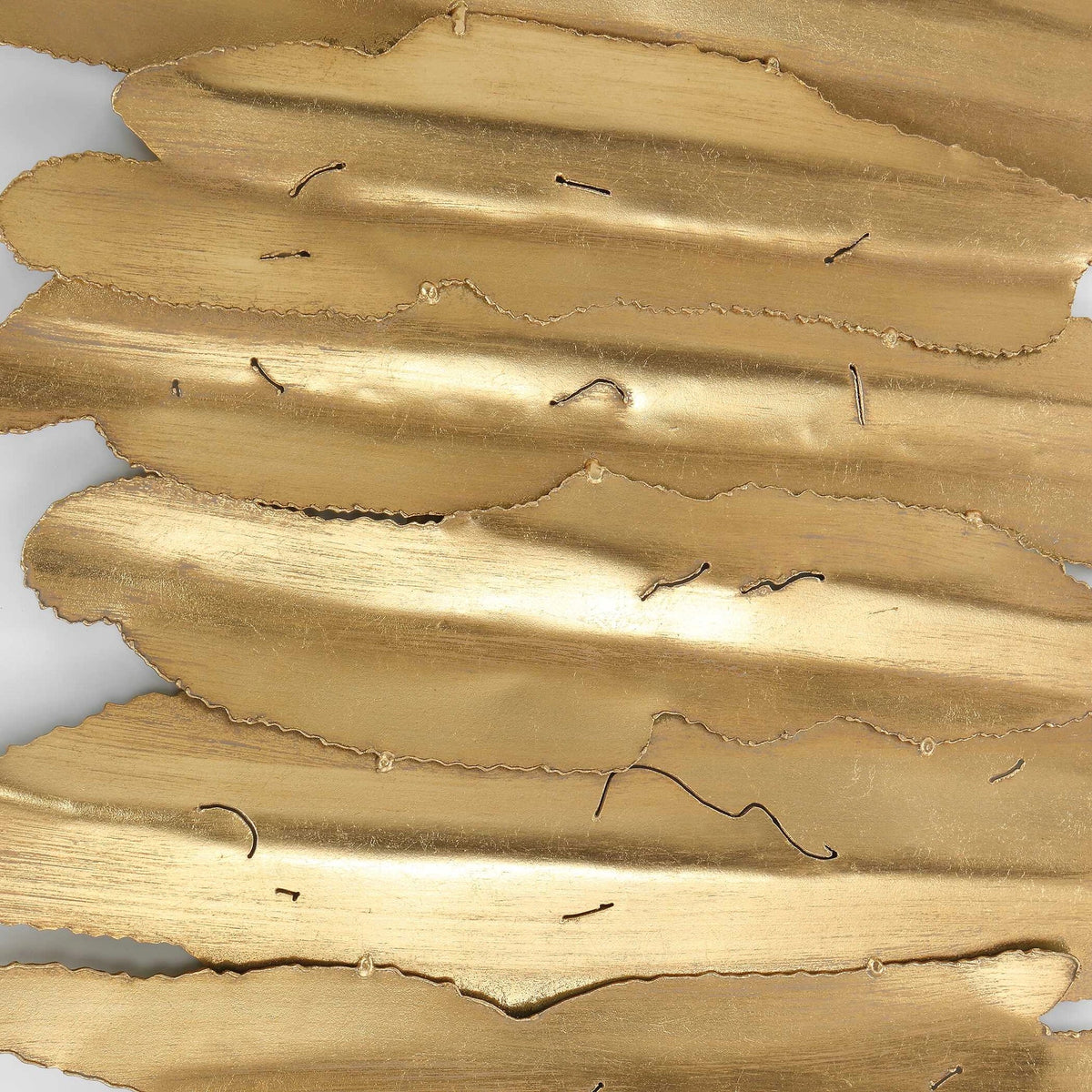 Gold Metal Wall Decor