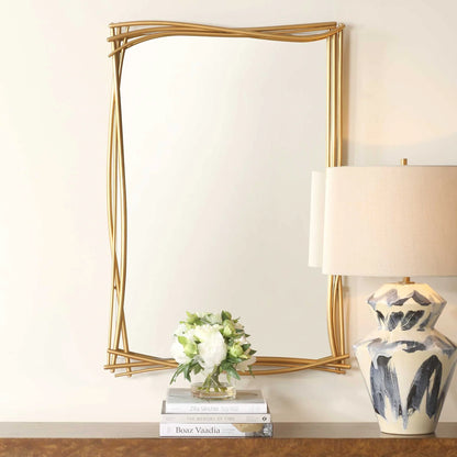 Branches Gold Mirror