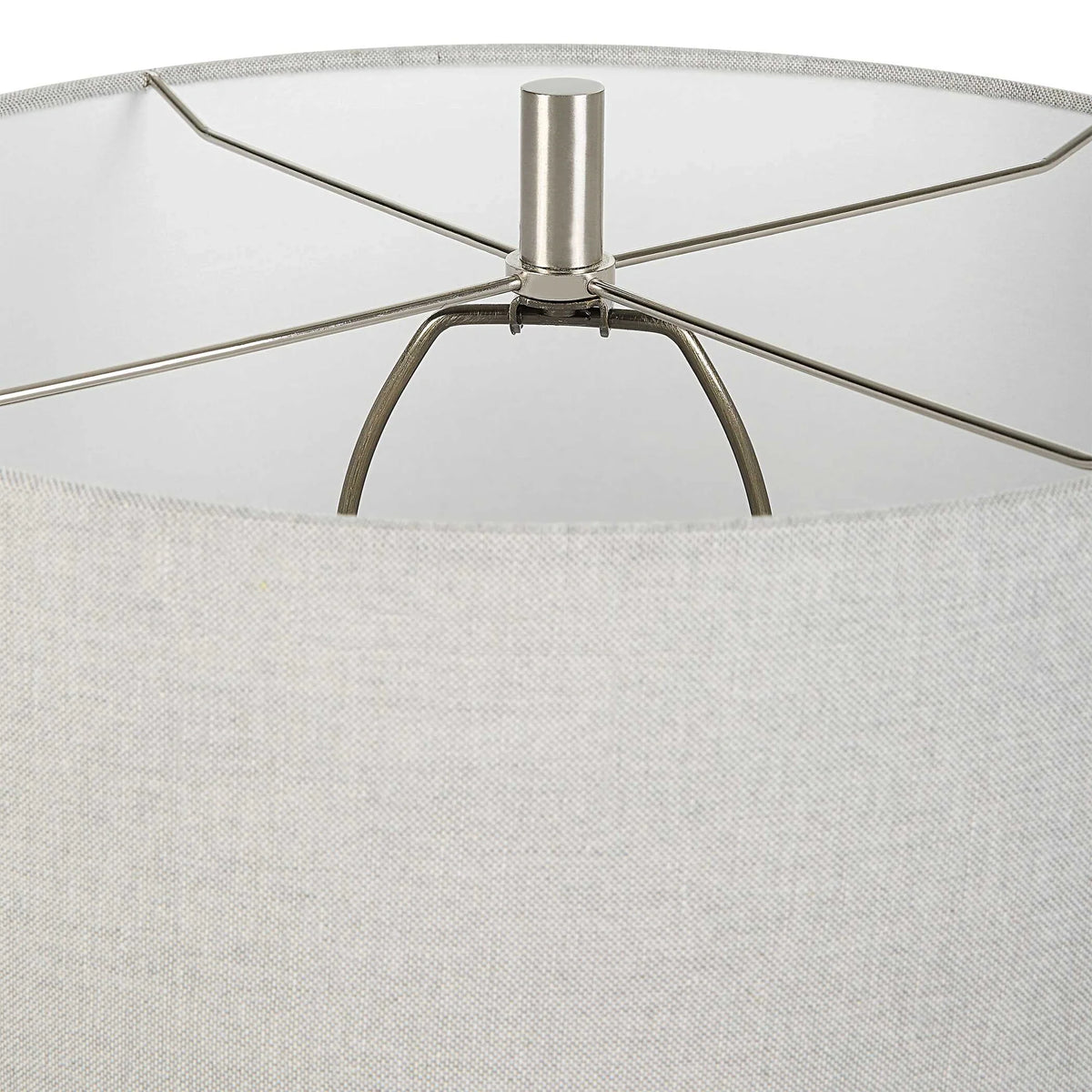 Gray Table Lamp