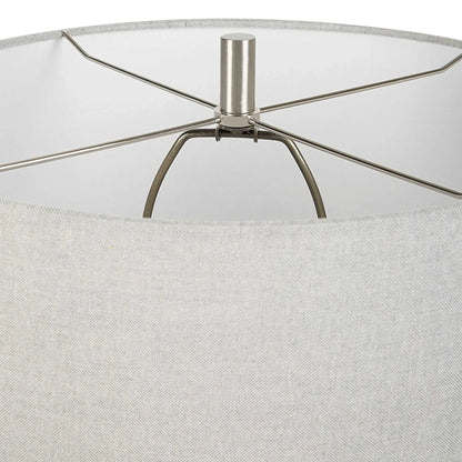 Gray Table Lamp