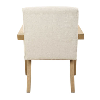 White Dining Arm Chair