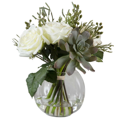 Floral Bouquet & Vase