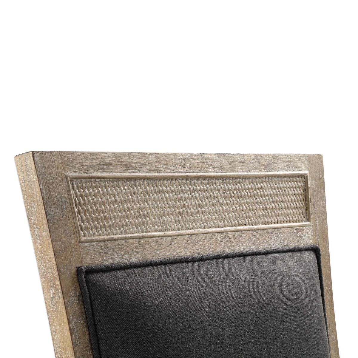 Dark Gray Armless Chair
