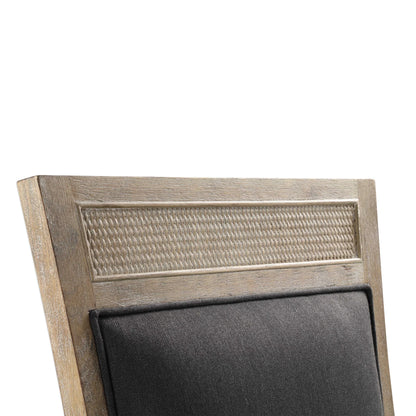 Dark Gray Armless Chair