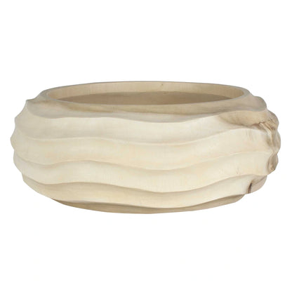 Bleached Wood Bowl